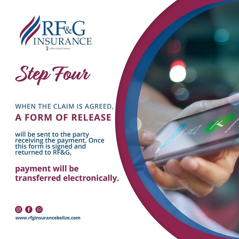 Filing a claim remotely Step 4