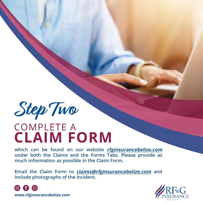 Filing a claim remotely Step 2