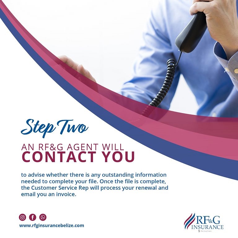 Renew your insurance policy remotely Step 2
